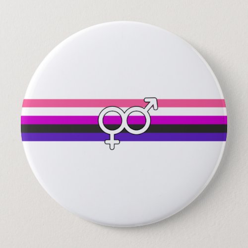 Genderfluid Pride Flag Pinback Button