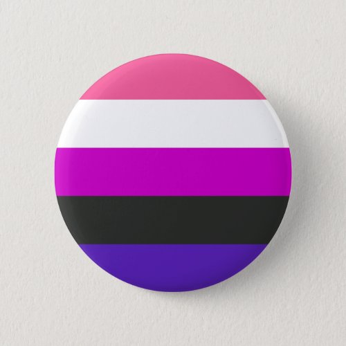 Genderfluid Pride Flag Pinback Button