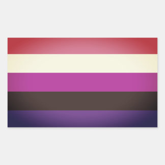Genderfluid Pride Flag Rectangular Sticker