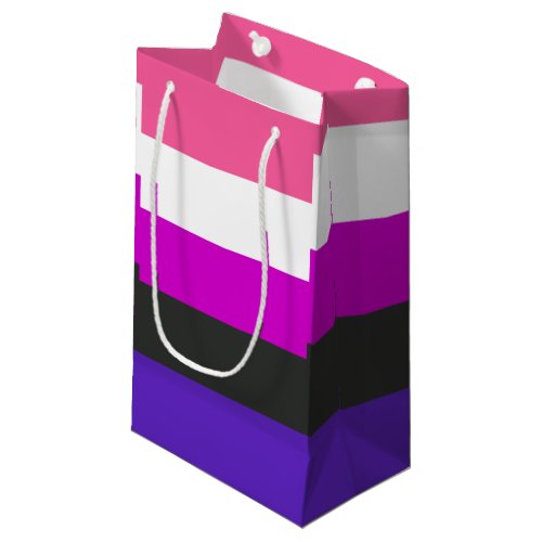 Genderfluid Pride Flag Small Gift Bag