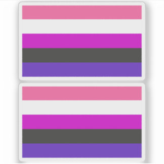 Genderfluid Pride Flag Sticker
