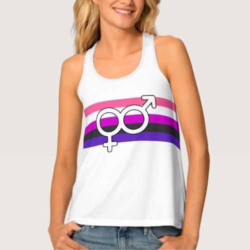 Genderfluid Pride Flag Tank Top