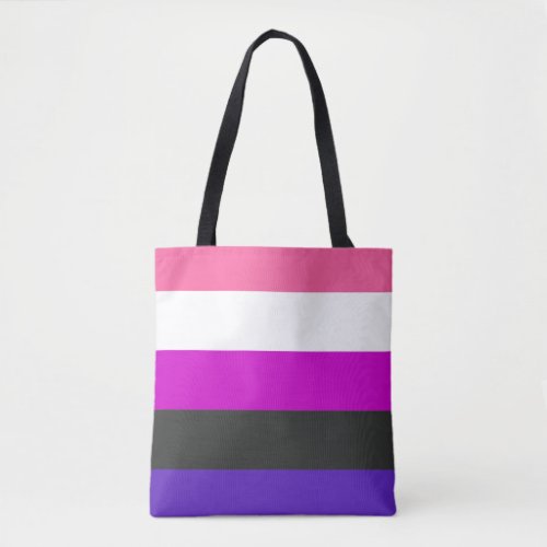 Genderfluid Pride Flag Tote Bag