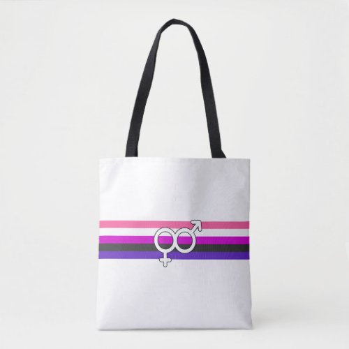 Genderfluid Pride Flag Tote Bag