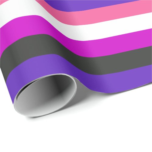 Genderfluid Pride Flag Wrapping Paper