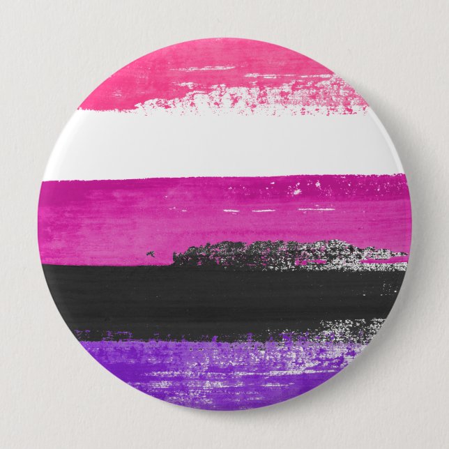 Genderfluid Pride Paint Button (Front)