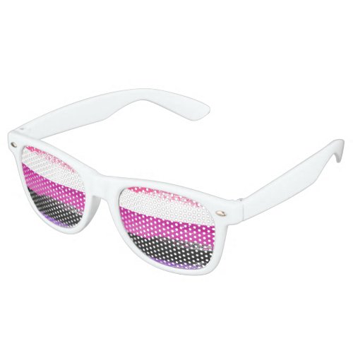 Genderfluid Pride Paint Retro Sunglasses