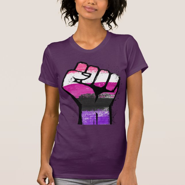 Genderfluid Pride Resistance T-Shirt (Front)