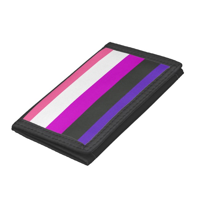 Genderfluid Pride Tri-fold Wallet (Bottom)