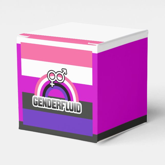 GENDERFLUID RAINBOW FAVOR BOXES (Front Side)