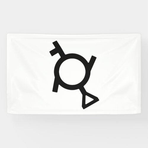 Genderfluid Third Gender Demigirl Gender Symbol Banner