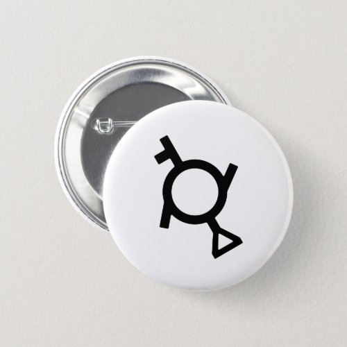 Genderfluid Third Gender Demigirl Gender Symbol Button