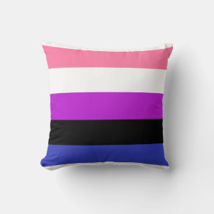 Genderfluid Throw Pillow