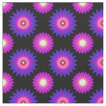 Genderfluidity pride colors /black flower pattern fabric