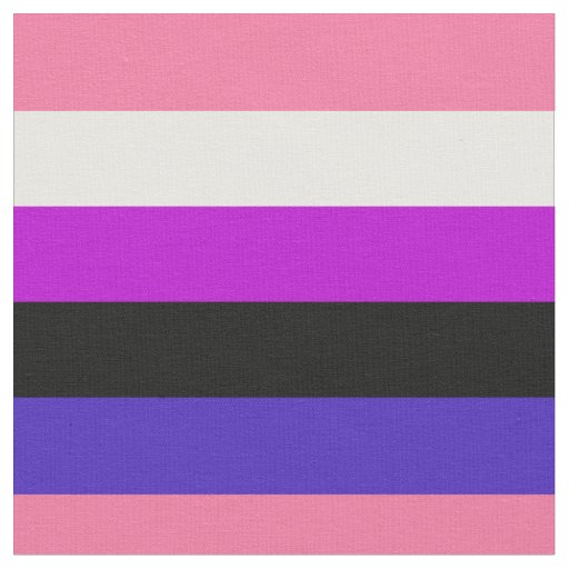 Genderfluidity Pride flag Fabric