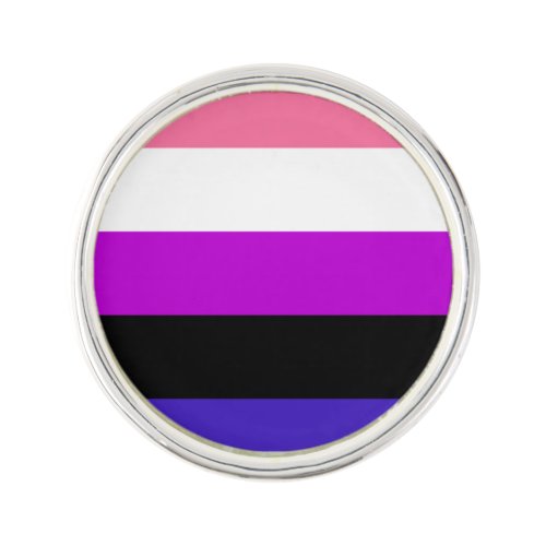 Genderfluidity Pride flag Lapel Pin