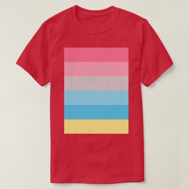 Genderflux Flag T-Shirt (Design Front)