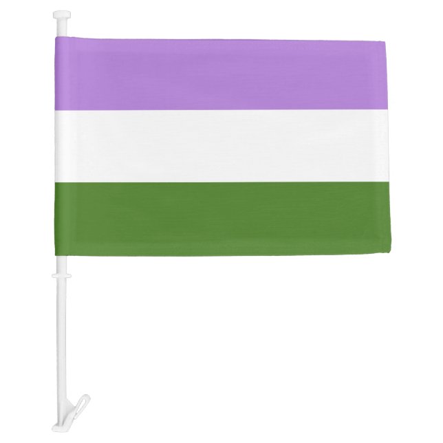 Genderqueer Car Flag (Front)