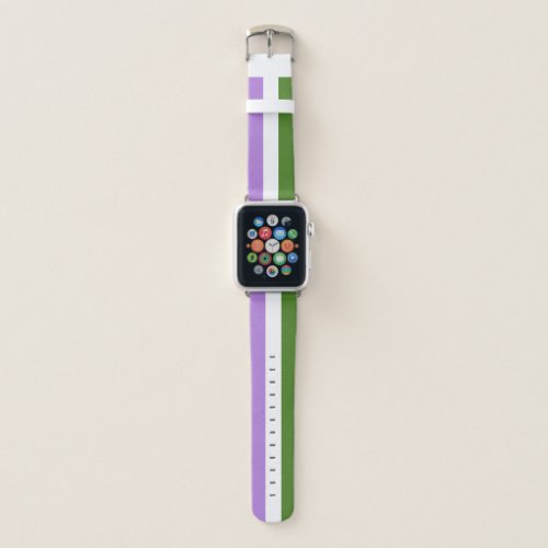 Genderqueer Flag Apple Watch Band