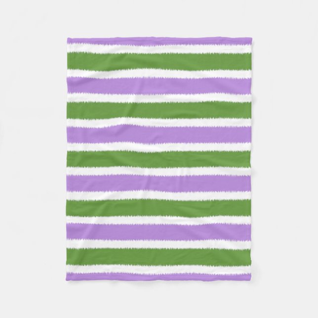 Genderqueer Flag Fleece Blanket (Front)