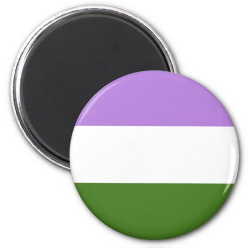 Genderqueer Flag LGBT Magnet