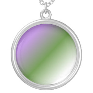 Genderqueer flag necklace - gradient