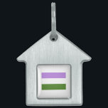 GENDERQUEER FLAG ORIGINAL -.png Pet Tag<br><div class="desc">If life were a T-shirt, it would be totally Gay! Browse over 1, 000 Pride, Culture, Equality, Slang, & Humor Designs. The Most Unique Gay, Lesbian Bi, Trans, Queer, and Intersexed Apparel on the web. Everything from GAY to Z @ http://www.GlbtShirts.com FIND US ON: THE WEB: http://www.GlbtShirts.com FACEBOOK: http://www.facebook.com/glbtshirts TWITTER:...</div>