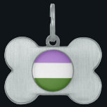GENDERQUEER FLAG ORIGINAL -.png Pet Tag<br><div class="desc">If life were a T-shirt, it would be totally Gay! Browse over 1, 000 Pride, Culture, Equality, Slang, & Humor Designs. The Most Unique Gay, Lesbian Bi, Trans, Queer, and Intersexed Apparel on the web. Everything from GAY to Z @ http://www.GlbtShirts.com FIND US ON: THE WEB: http://www.GlbtShirts.com FACEBOOK: http://www.facebook.com/glbtshirts TWITTER:...</div>