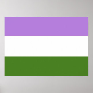 Genderqueer Flag Posters, Genderqueer Flag Prints, Art Prints, Poster ...