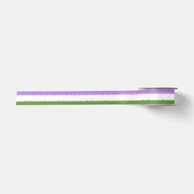 Genderqueer Flag Ribbon (Front)