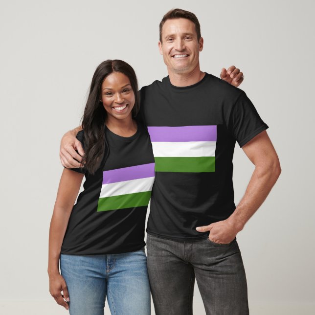 GenderQueer Flag T-Shirt (Unisex)