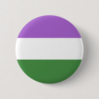 Genderqueer Gender Queer Trans Nonbinary Button