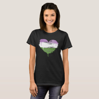 GENDERQUEER HEART - GENDERQUEER LOVE - T-Shirt