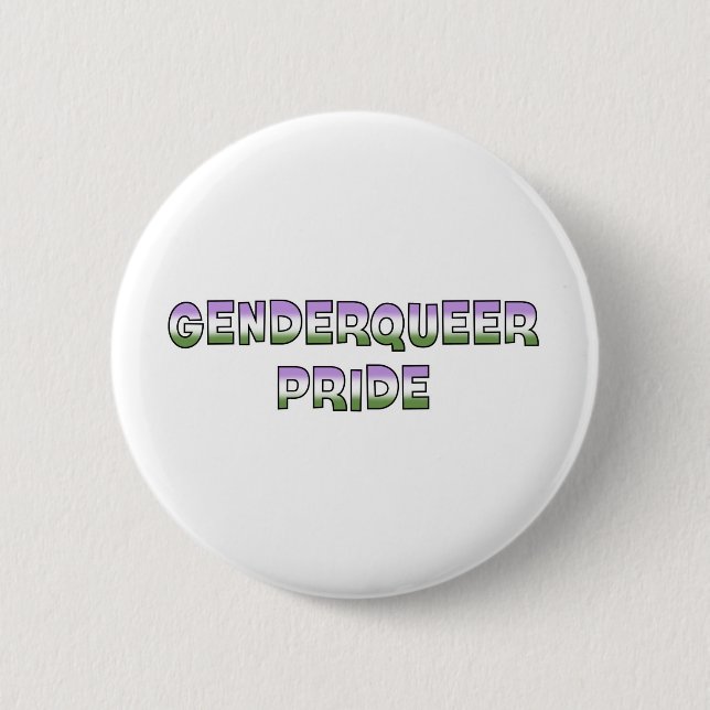 Genderqueer Pride Button (Front)