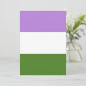 Genderqueer Pride Flag (Standing Front)