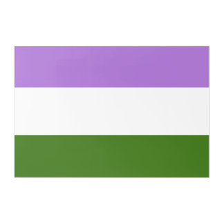 Genderqueer Pride Flag Acrylic Print