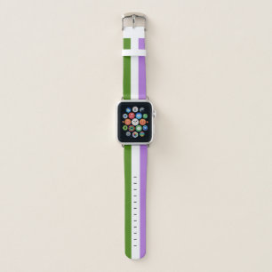Genderqueer Pride flag Apple Watch Band