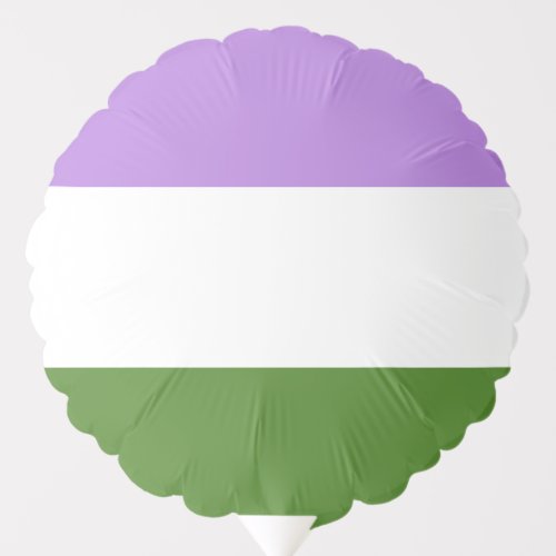 Genderqueer Pride Flag Balloon