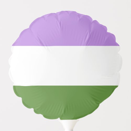 Genderqueer Pride Flag Balloon