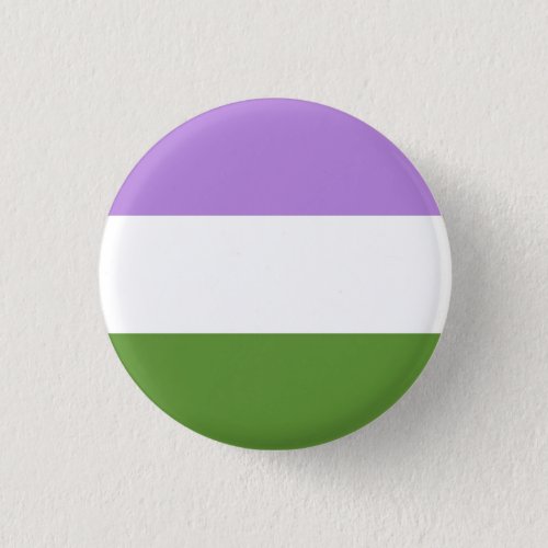 Genderqueer pride flag button