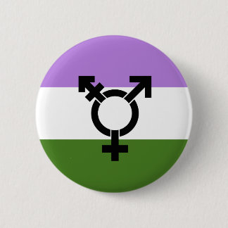 Genderqueer Pride Flag Button
