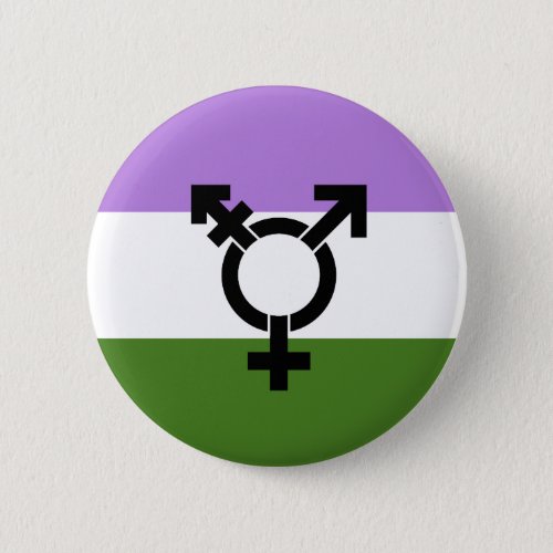 Genderqueer Pride Flag Button