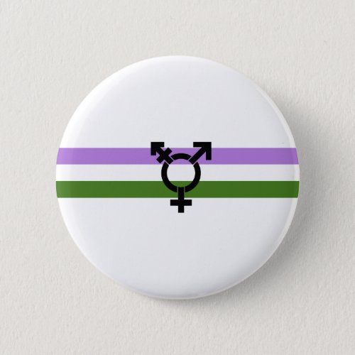 Genderqueer Pride Flag Button