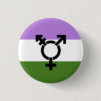 Genderqueer Pride Flag Button