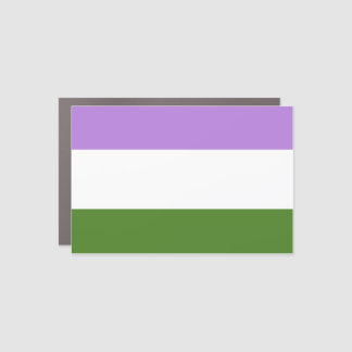 Genderqueer Pride Flag Car Magnet