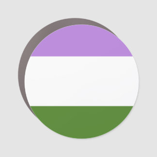 Genderqueer Pride Flag Car Magnet