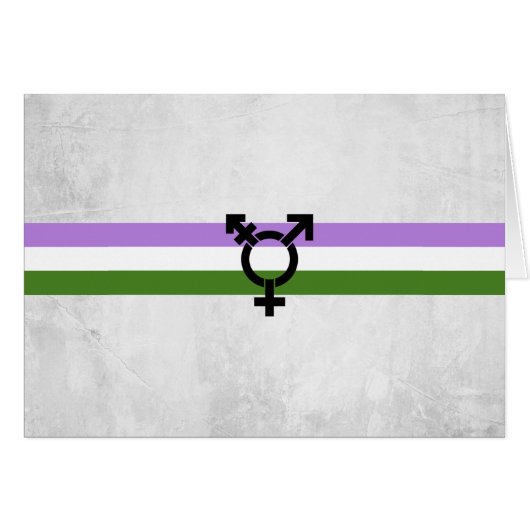 Genderqueer Pride Flag Cards (Front Horizontal)