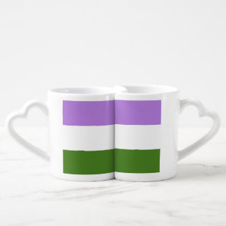Genderqueer Pride Flag Coffee Mug Set