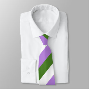Genderqueer Pride Flag Colors LGBT Tie