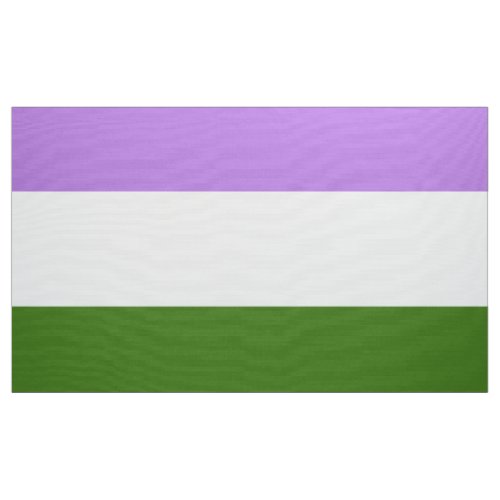 Genderqueer Pride Flag Fabric